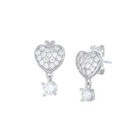 Orecchini Amen Donna Amore in Argento Zircone EPHBBZ - EPHBBZ